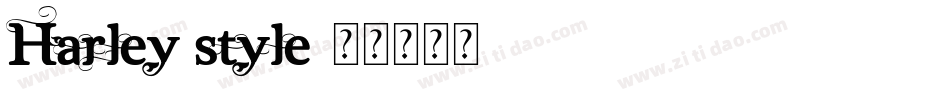 Harley Style字体转换